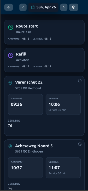 DataFirst mobile app dark
